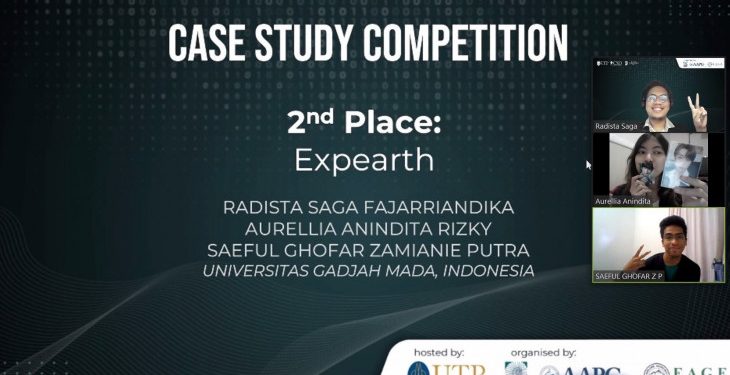 Tim Expearth UGM Juara II Case Study Competition AGSCE 2021