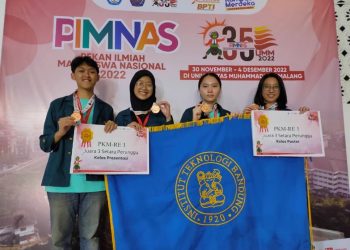 Atasi Depresi dengan Mikroba, Tim ITB Membawa Medali Perunggu PIMNAS Ke-35 di Malang