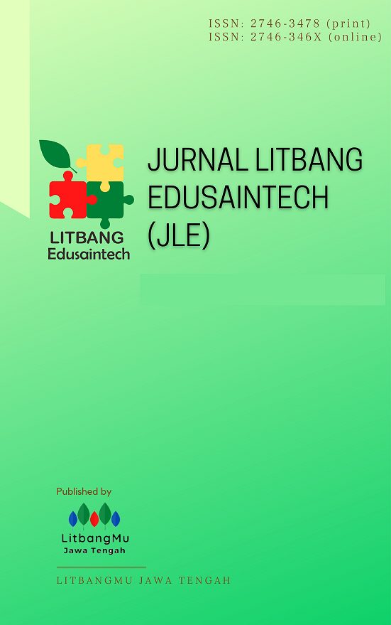 The Jurnal Litbang Edusaintech (JLE)