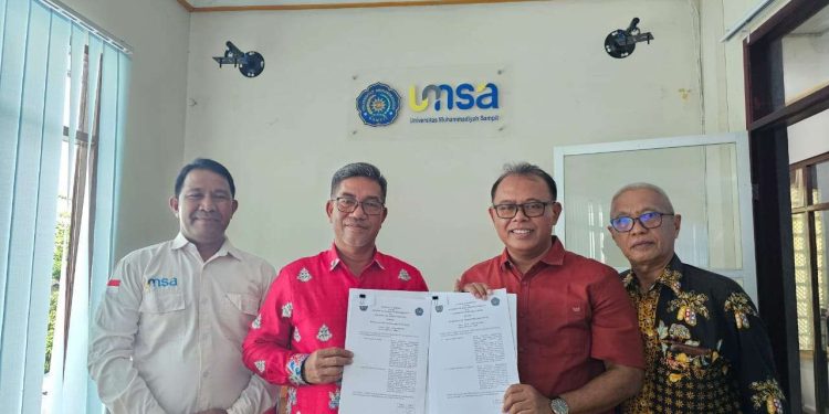 Gambar kerjasama UMSA-UMP